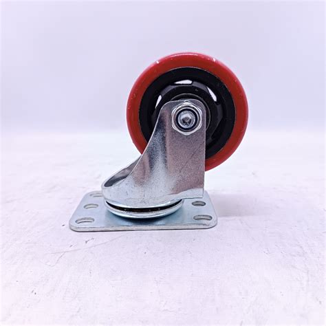 jual roda xander roda pvc merah roda mm hidup  roda  roda