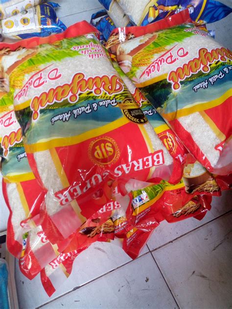 Beras Kemasan 3kgberas Kemasan Laminasiberas3kg Lazada Indonesia
