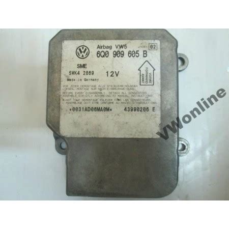 SENSOR AIRBAG VW PASSAT B5 6Q0909605B 43990206E