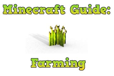 Minecraft Guide Farming Minecraft Blog