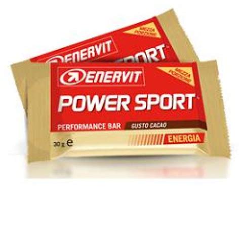 Enervit Power Sport Gusto Cacao Barrette Da G Farmacia Di Fiducia