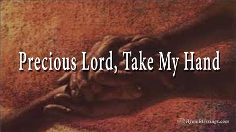 Precious Lord Take My Hand Projection Ready Hymns Youtube