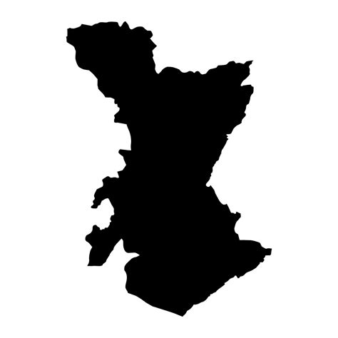 Kenema District Map Administrative Division Of Sierra Leone Vector