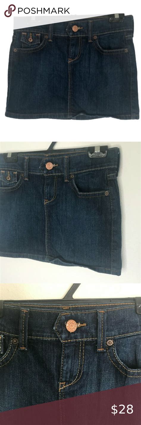 Old Navy Denim Ultra Low Waist Stretch Mini Skirt Old Navy Women S