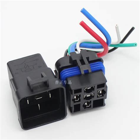 5sets AP Waterproof Integrated Automobile Relay 12v 24V 40A 5PIN AUTO