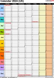 Calendar 2024 Download Excel - Calendar 2024 Ireland Printable