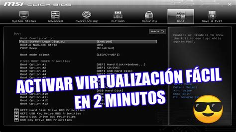 Cómo activar la virtualización en BIOS MSI 2024 Fácil y Rápido YouTube