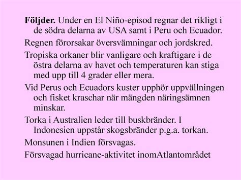 El Niño Southern oscillation ppt ladda ner