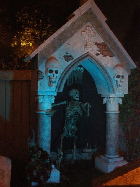 Crypt Facade Halloween Haunt Halloween Outdoor Decorations Halloween Inspiration