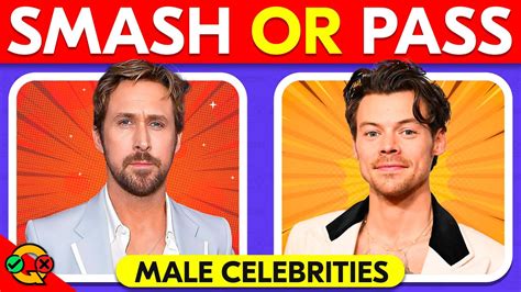 Smash Or Pass Hottest Celebrity Male Edition 2024 🟢🔴 Celebrity Quiz Youtube