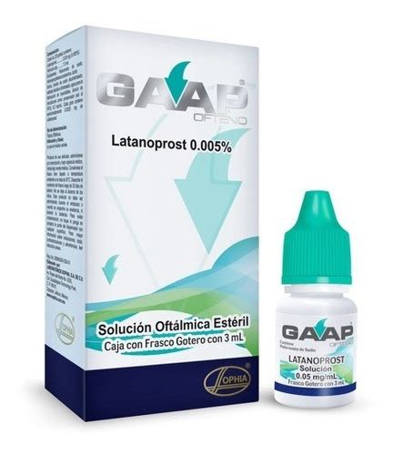 Gaap Ofteno 3ml latanoprost Solución Oftálmica Cuotas sin interés