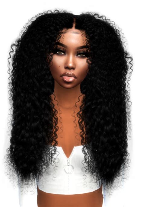 Xxblacksims Patreon Sims Hair Sims 4 Curly Hair Sims 4 Black Hair