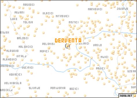 (( Derventa )) (Bosnia and Herzegovina) map - nona.net