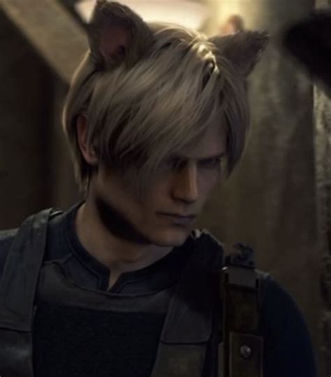 Leon S Kennedy Bear  Resident Evil Collection Resident Evil Leon Cat Icon Funny Cute