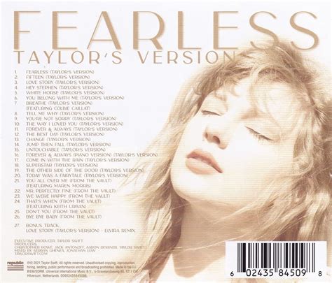 Fearless (Taylor's Version) - Taylor Swift