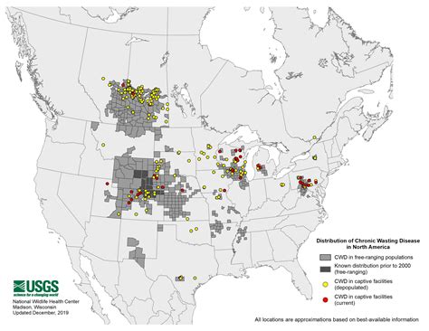 Chronic Wasting Disease Map | Legacy Wildlife