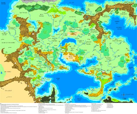 Greyhawk Map With Adventure Locations R Greyhawk