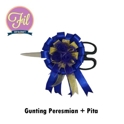 Jual Gunting Peresmian Pita Peresmian Pita Gunting Pita Satin Biru Kab Tangerang