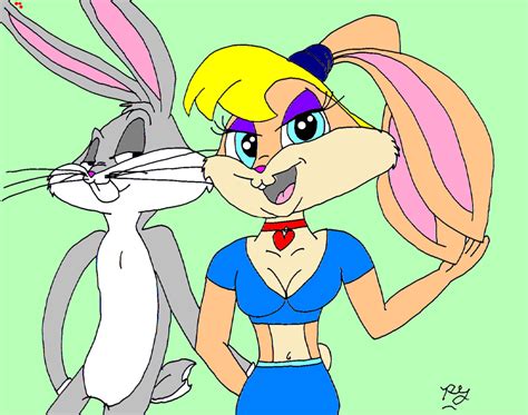 Lola And Bugs Lola Bunny And Bugs Bunny 2008 By Guibor Bugs And Lola