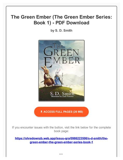 Pdf Free The Green Ember The Green Ember Series Book 1 By S D