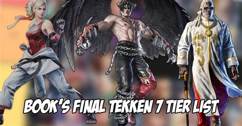 Professional Player Book Releases His Final Tekken 7 Tier List