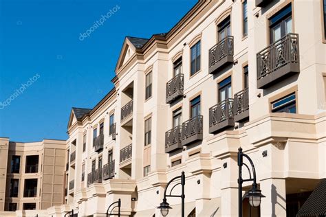 Modern apartment complex exterior — Stock Photo © kzlobastov #42363077