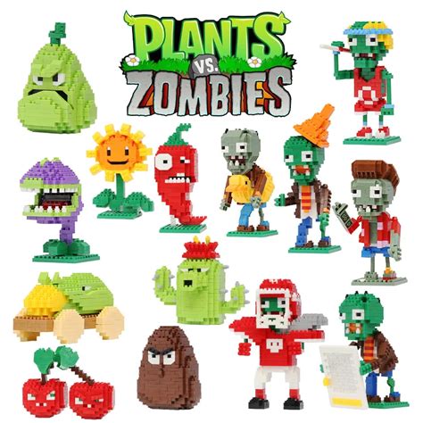 Plants VS Zombies Bloques De Construcci N De Dibujos Animados Peque Os