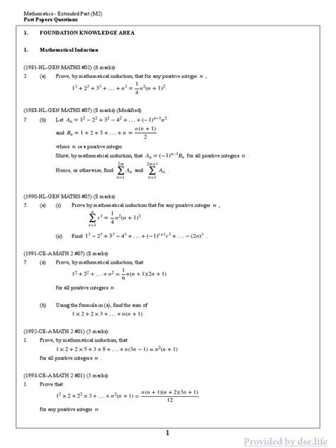 Proofs of Summation Formulas Using Mathematical Induction | PDF | Mathematics | Number Theory