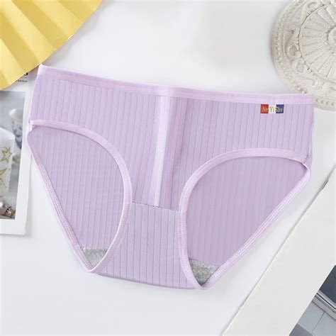 Soft Underpants Mid Rise Protective Simple Solid Color Briefs Breathable Ebay