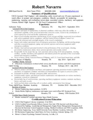 Chief Resume PDF