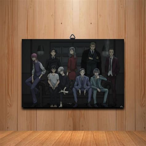 Jual Poster Kayu Dinding Anggota Geng Bonten Tokyo Revengers Anime Wall