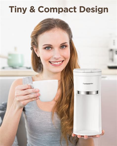 Snapklik Famiworths Mini Coffee Maker Single Serve Instant