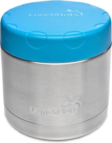 Lunchbots Wide Thermal Ml All Stainless Steel Bowl Insulated Food