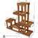 Red Barrel Studio Turnbridge Rectangular Multi Tiered Solid Wood Plant