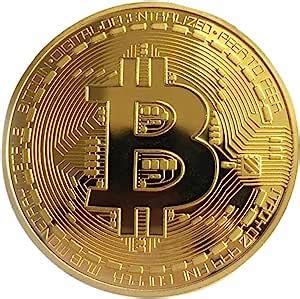 Shinekoo Gold Silver Copper Plated Bitcoin Coin Collectible Gift Btc