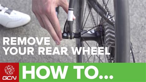 How To Remove And Replace Your Rear Wheel Youtube