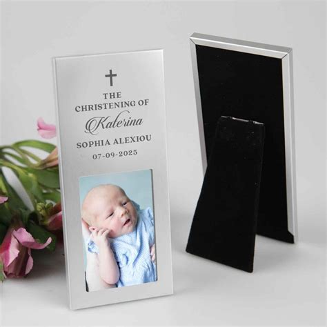 Baby Christening Birth Announcement Photo Frame | Personalised Favours