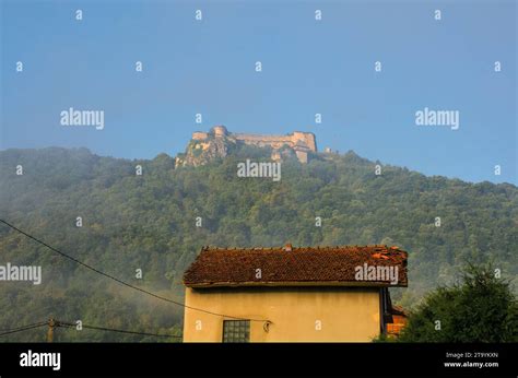 Low Cloud Surrounds The Hill Of The Historic 15th Century Ostrovica