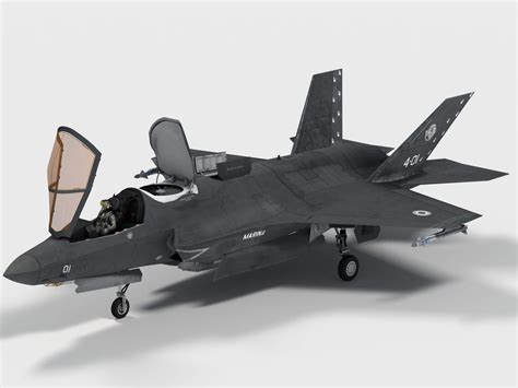 Lockheed F 35 B Italian Decals 3d Model By Mermodels