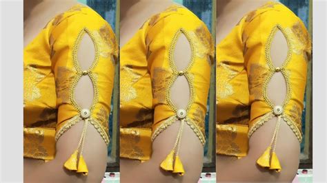 Very Beautiful New Latest Sleeve Cutting And Stitching Blouse Designs