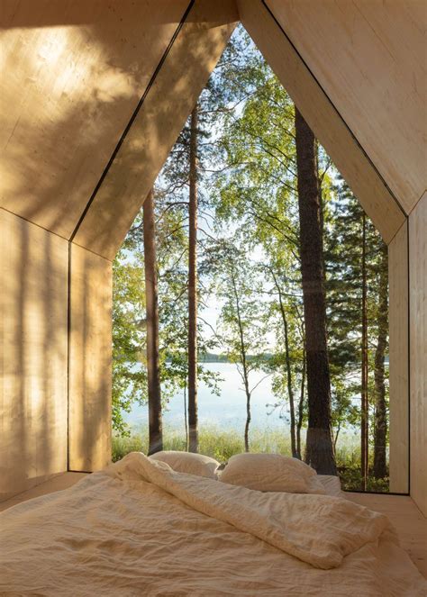 Ortraum Architects Builds Cosy Woodland Cabin From Cross Laminated