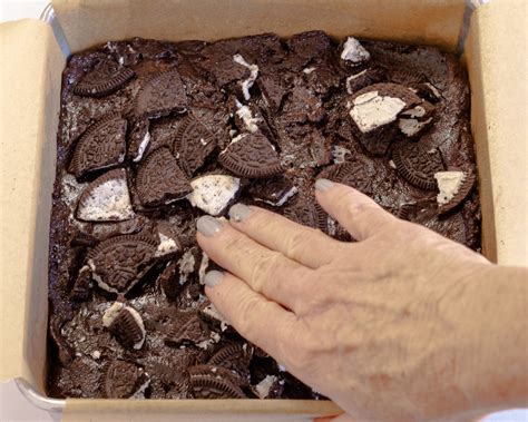 Easy Chocolate Oreo Brownies Recipe Hostess At Heart