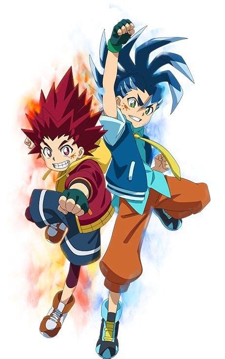 Hyuga Asahi And His Older Brother Hikaru Beyblade Characters Anime