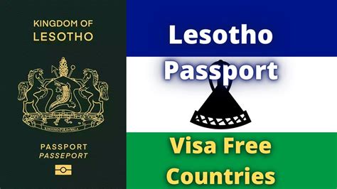 Lesotho Passport Visa Free Countries Youtube