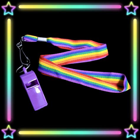 Pride Rainbow Whistle Glowtopia