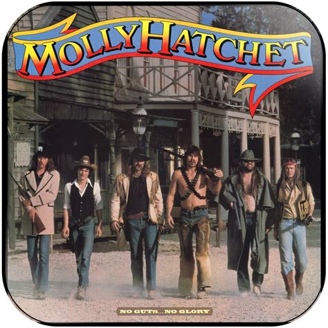 Molly Hatchet No Guts No Glory Album Cover Sticker