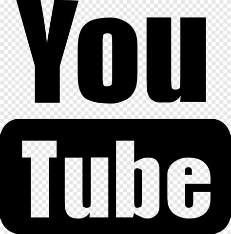 Youtube Logo Computadora Iconos Video En Blanco Y Negro Youtube