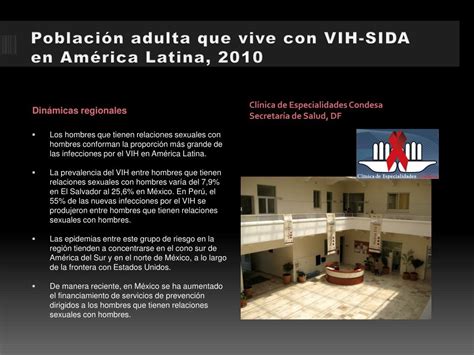 Ppt Vih Sida En México Situación Epidemiológica A Través Del Espacio