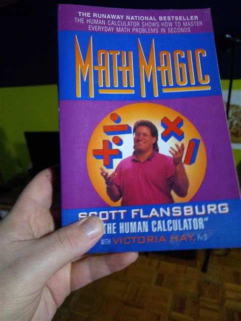 Math Magic By Scott Flansburg The Human Calculator 1993 R90sdesign