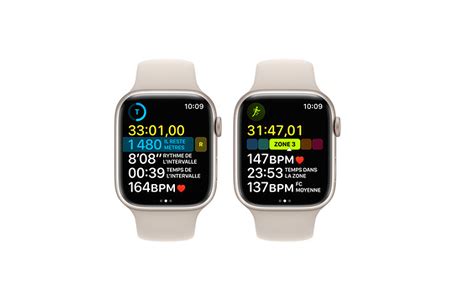 Apple watch Apple Watch Series 8 GPS boîtier aluminium Lumiere